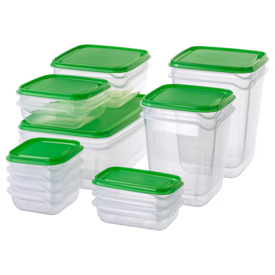 IKEA Pruta Food Container Set of 17