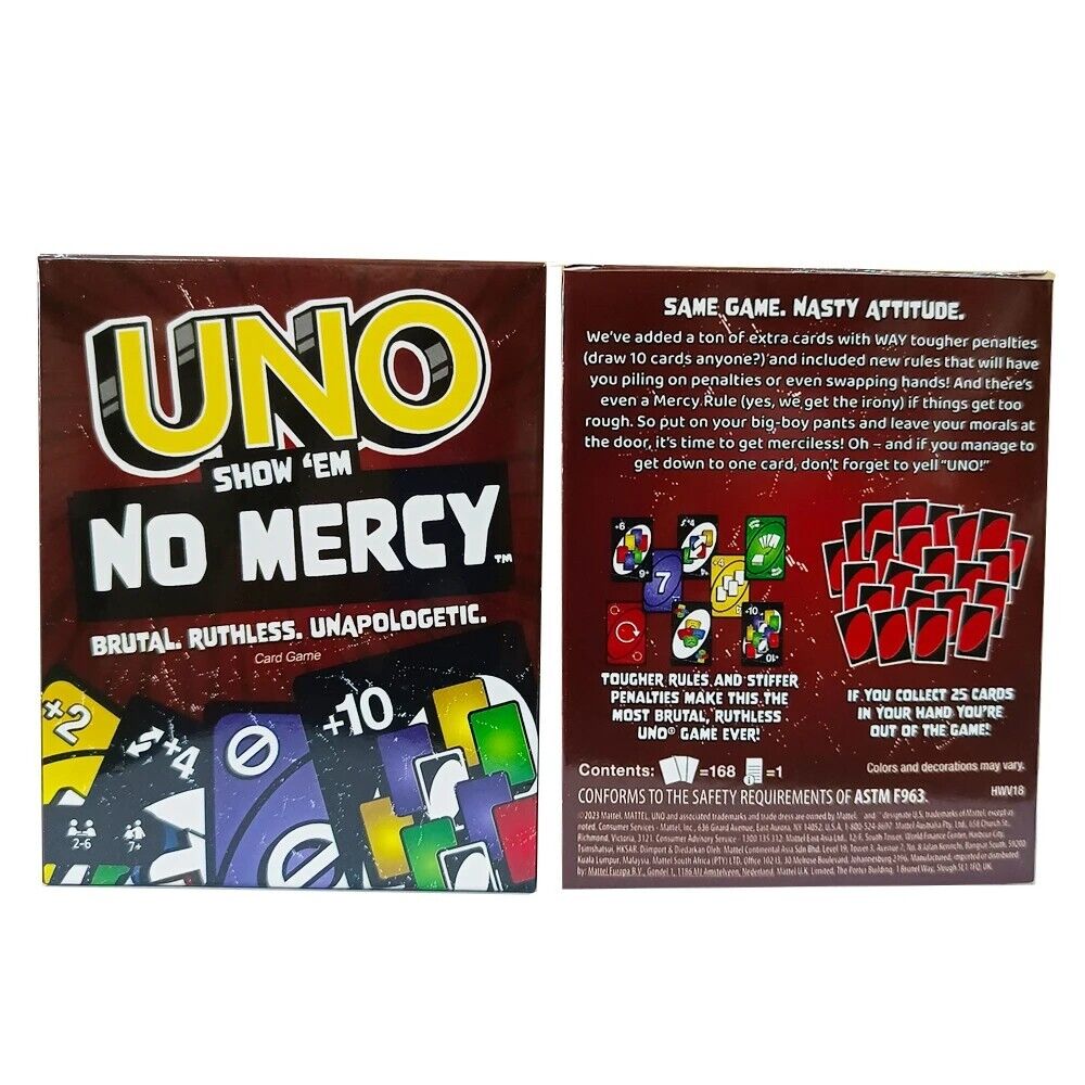 UNO Show ‘em No Mercy Card Game